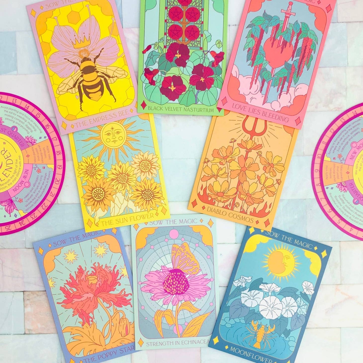The Poppy Star Tarot Garden + Gift Seed Packet