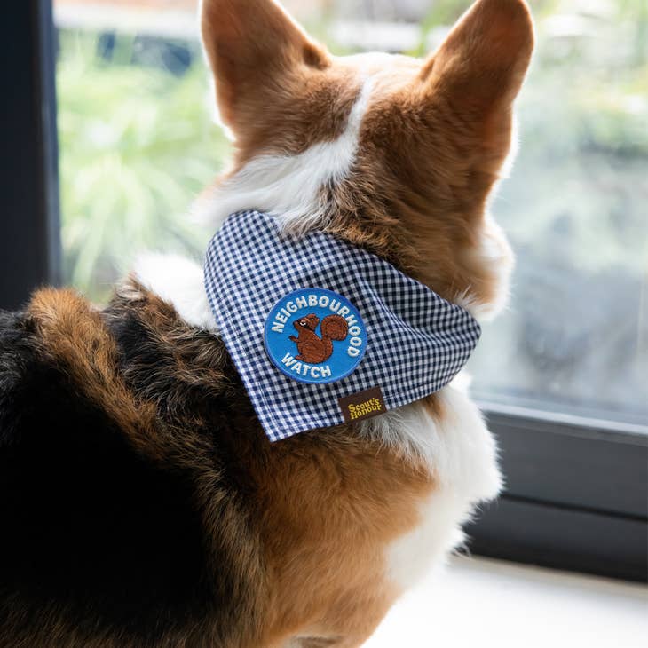"Neighbourhood Watch" Iron-on Patch for Dogs