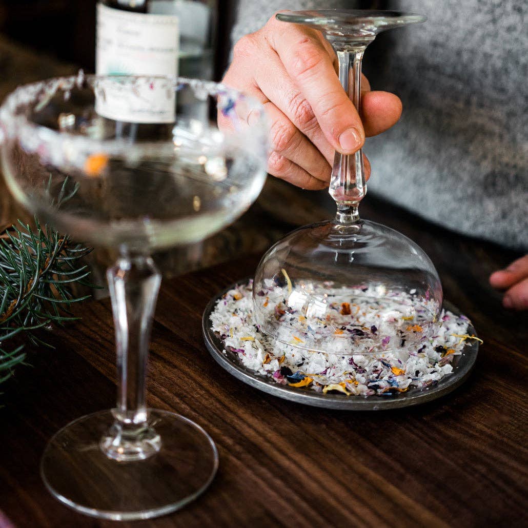 (GOLD Winner) Classic Floral Garnishing Salt