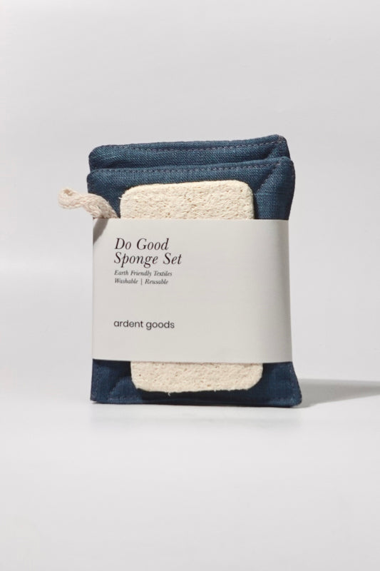 Squishy Eco Friendly Linen Sponge Set