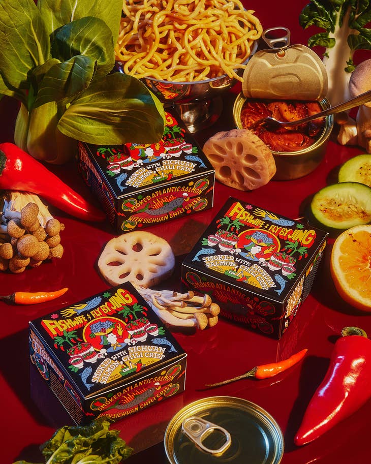 Fishwife Smoked Salmon with Fly By Jing Sichuan Chili Crisp