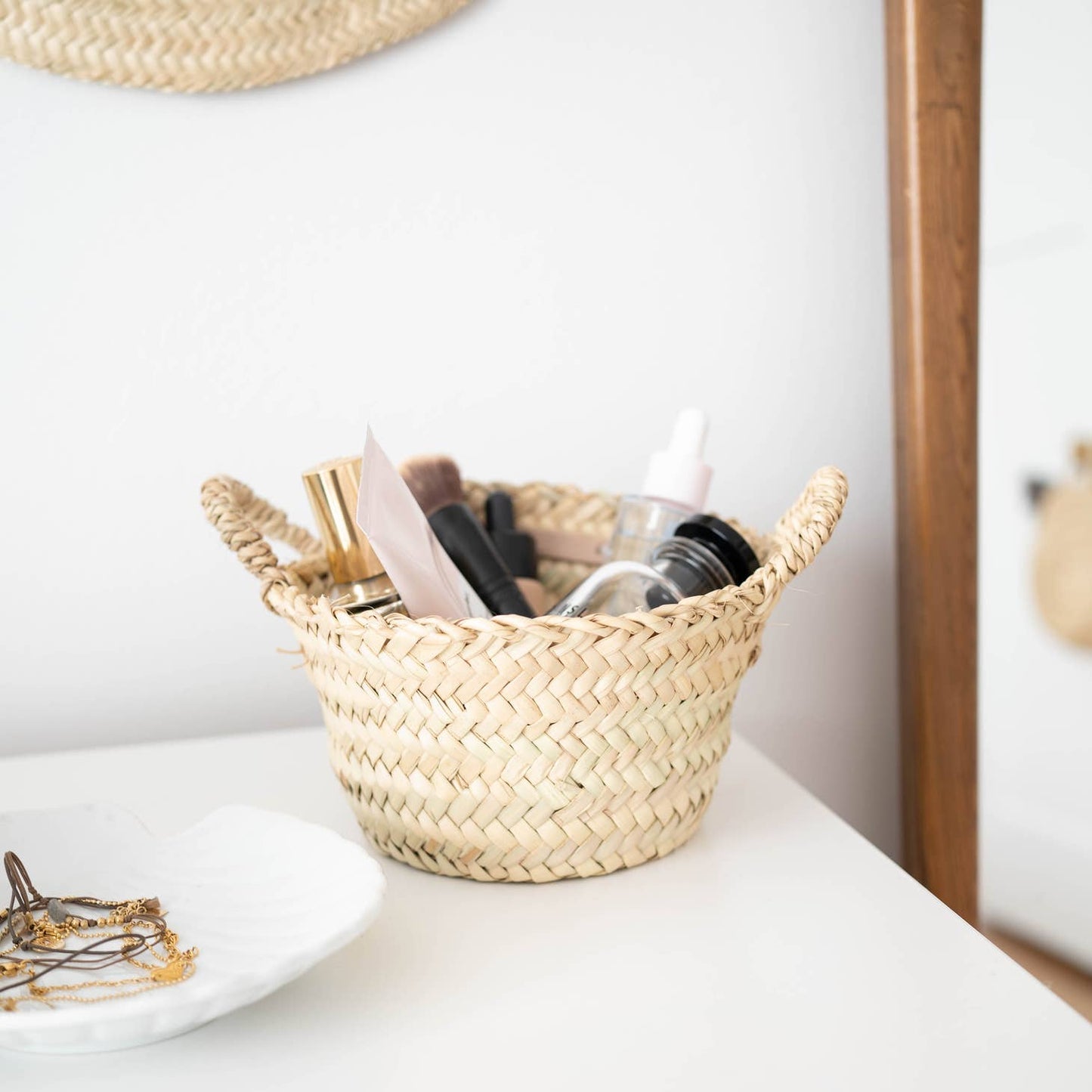 Tiny Beldi Straw Basket