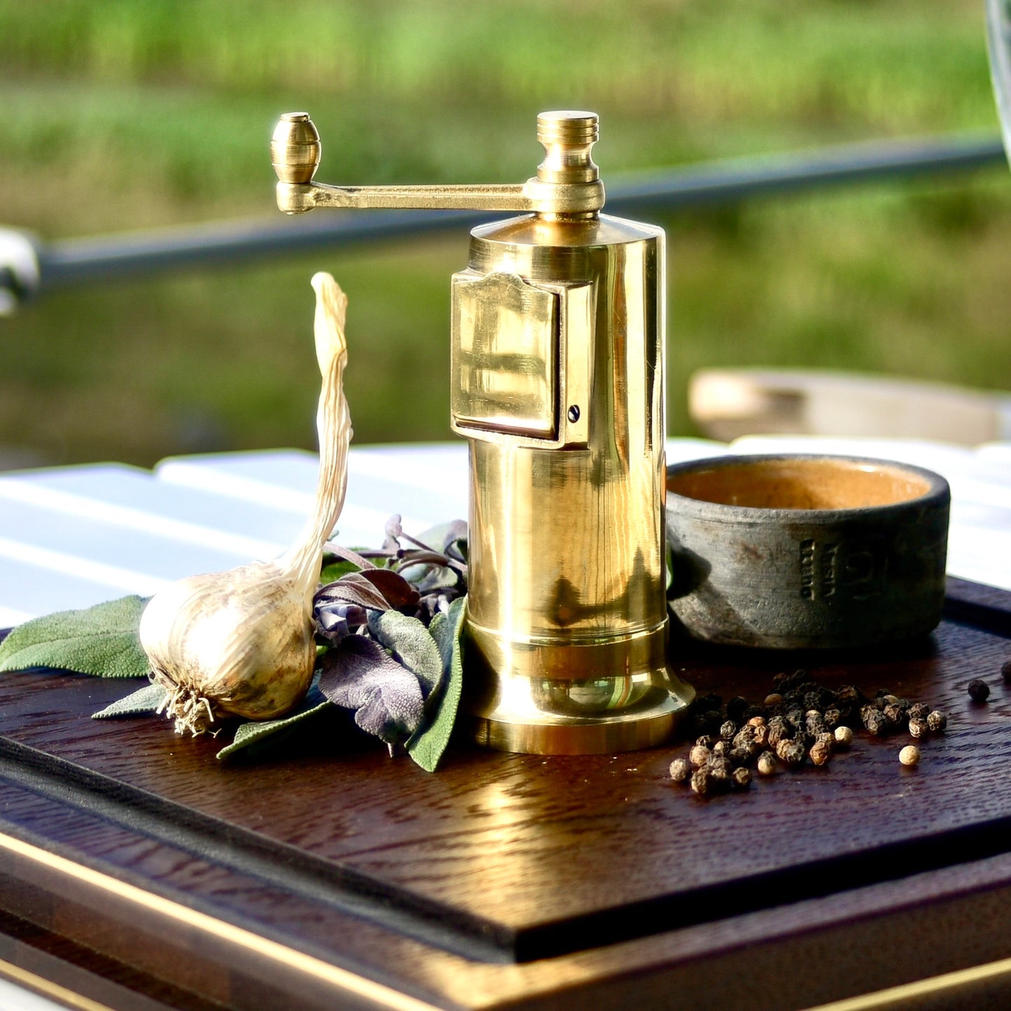 Archi 5.3" Brass Pepper Mill