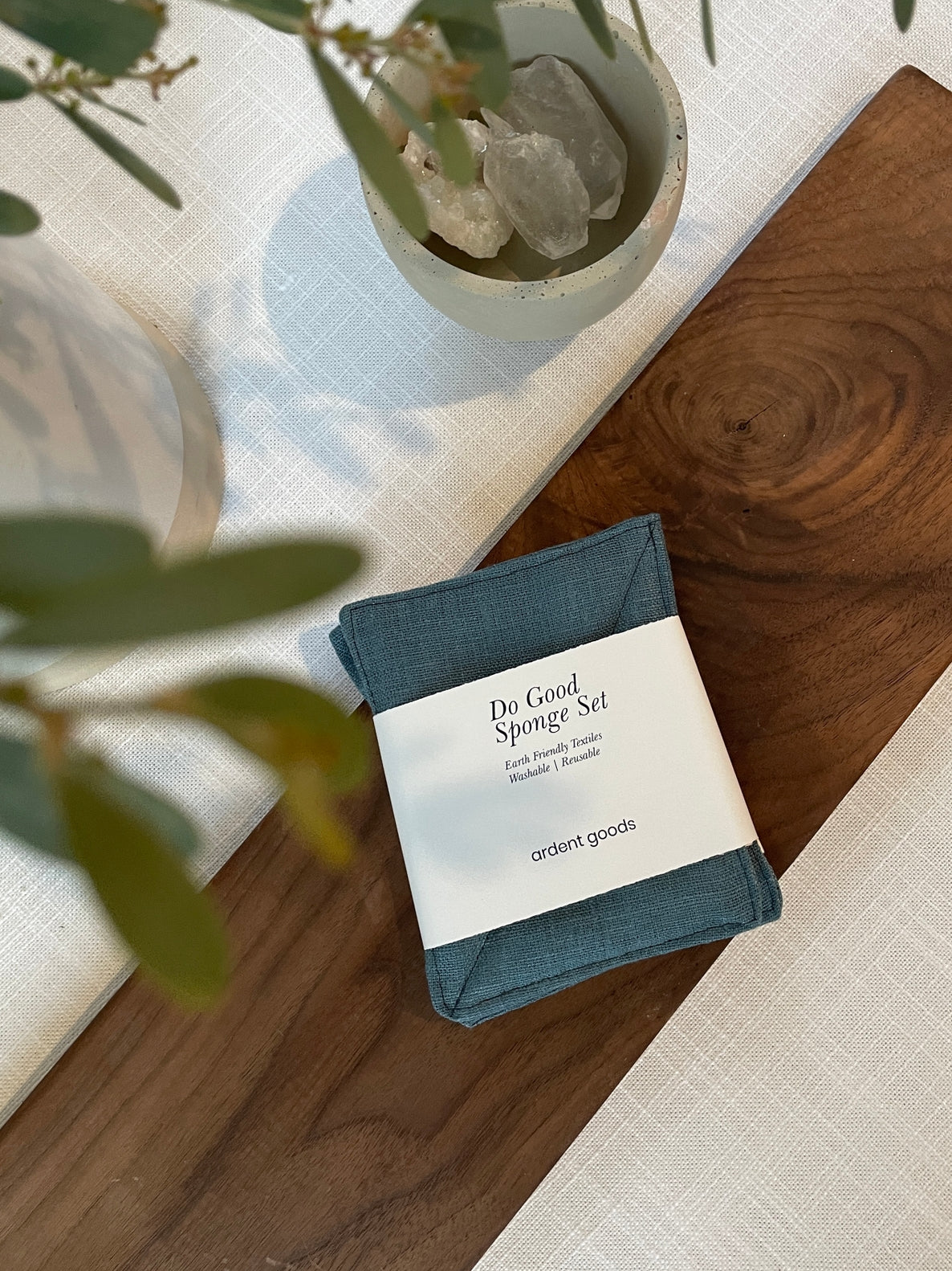 Squishy Eco Friendly Linen Sponge Set