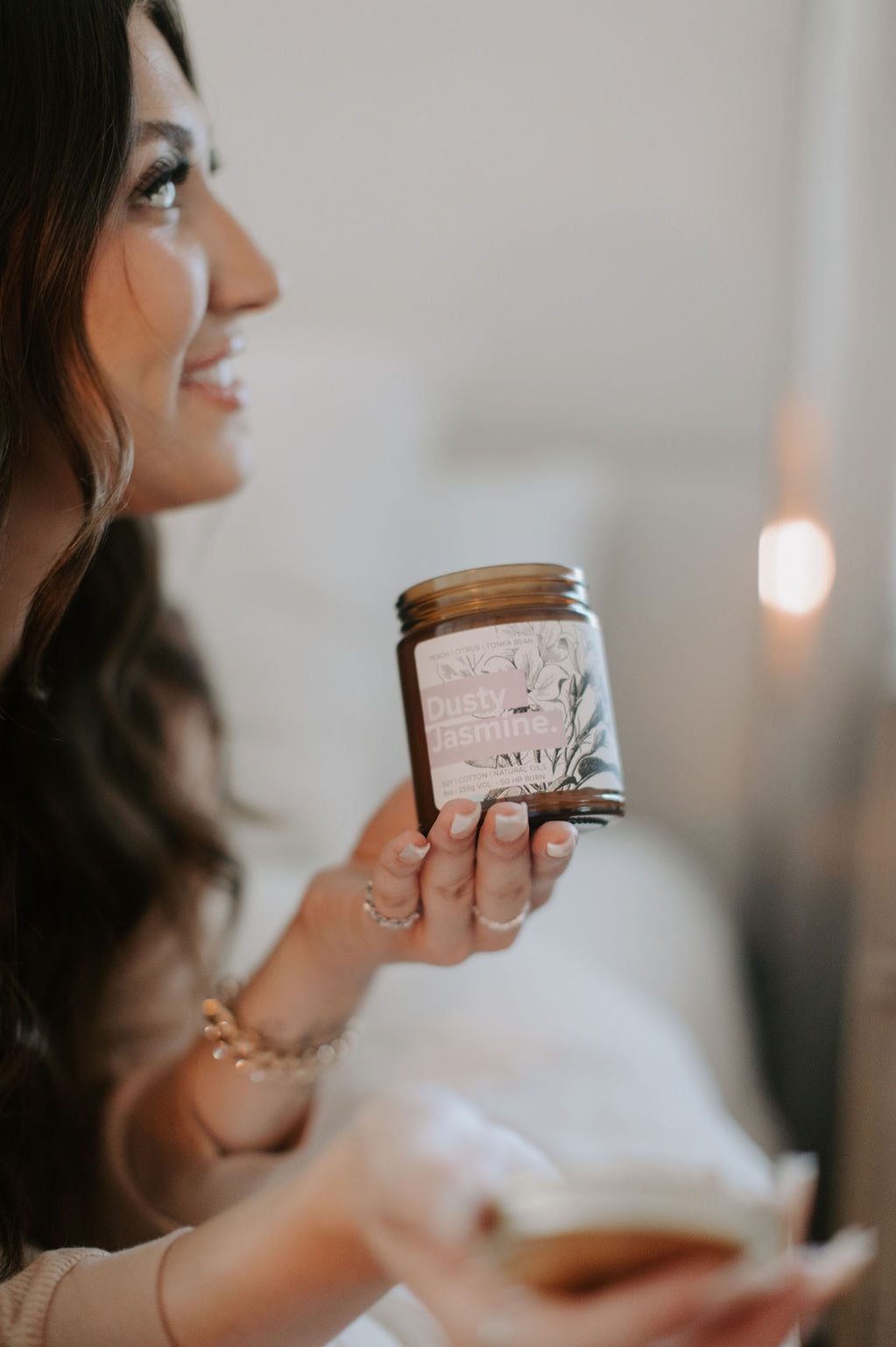 Dusty Jasmine Soy Candle