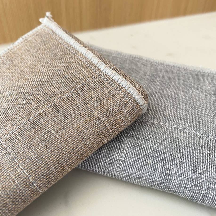Japanese Organic Face Towel with Binchotan Charcoal