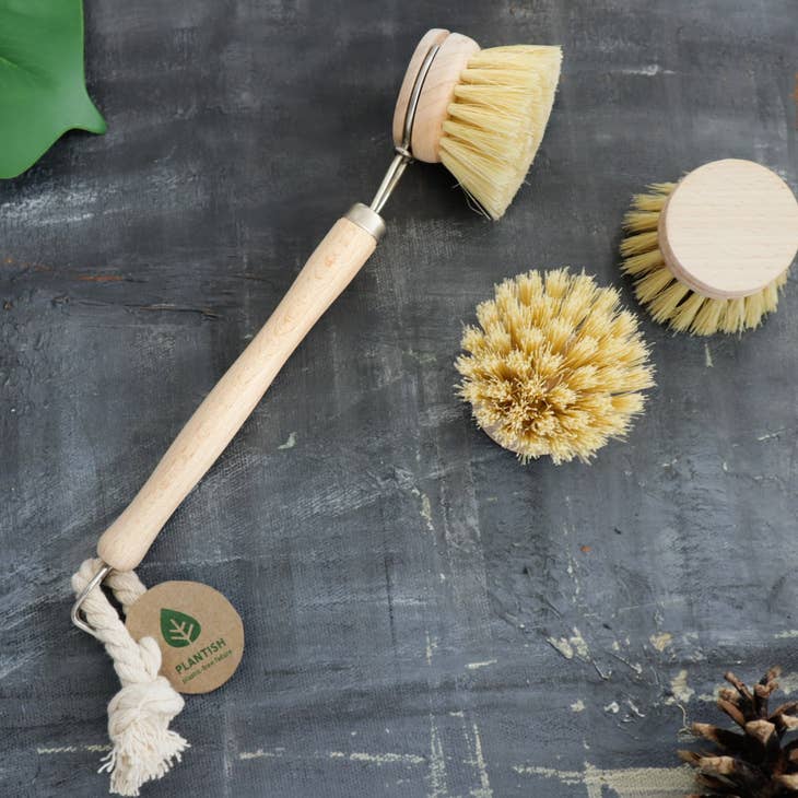Bamboo Sisal Dish Brush