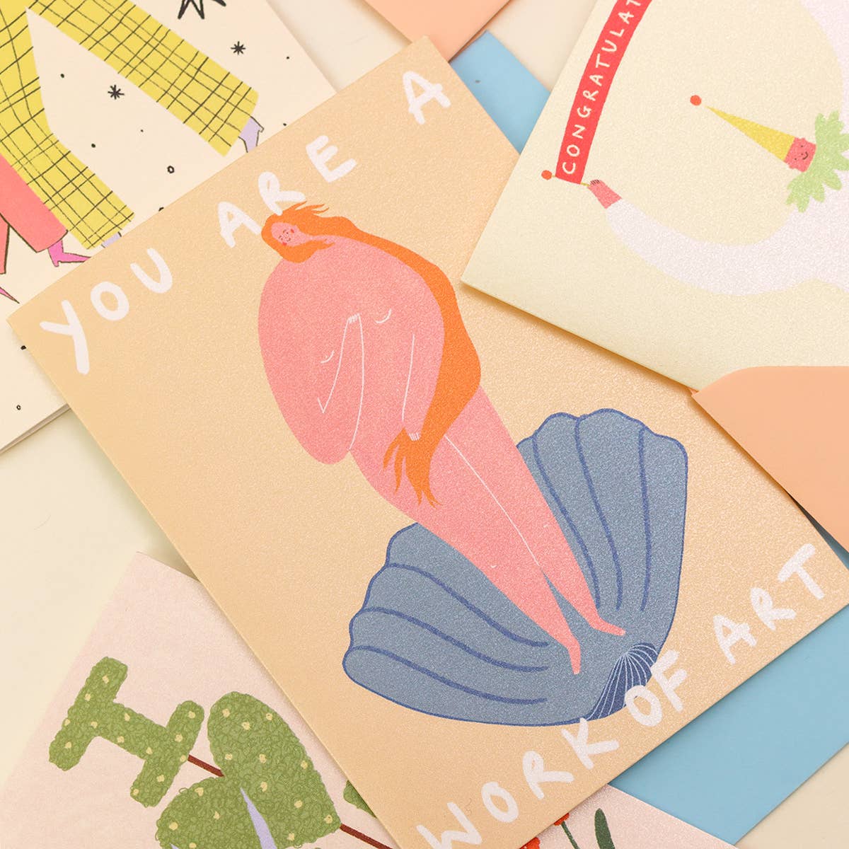 You Are A Work Of Art Greeting Card