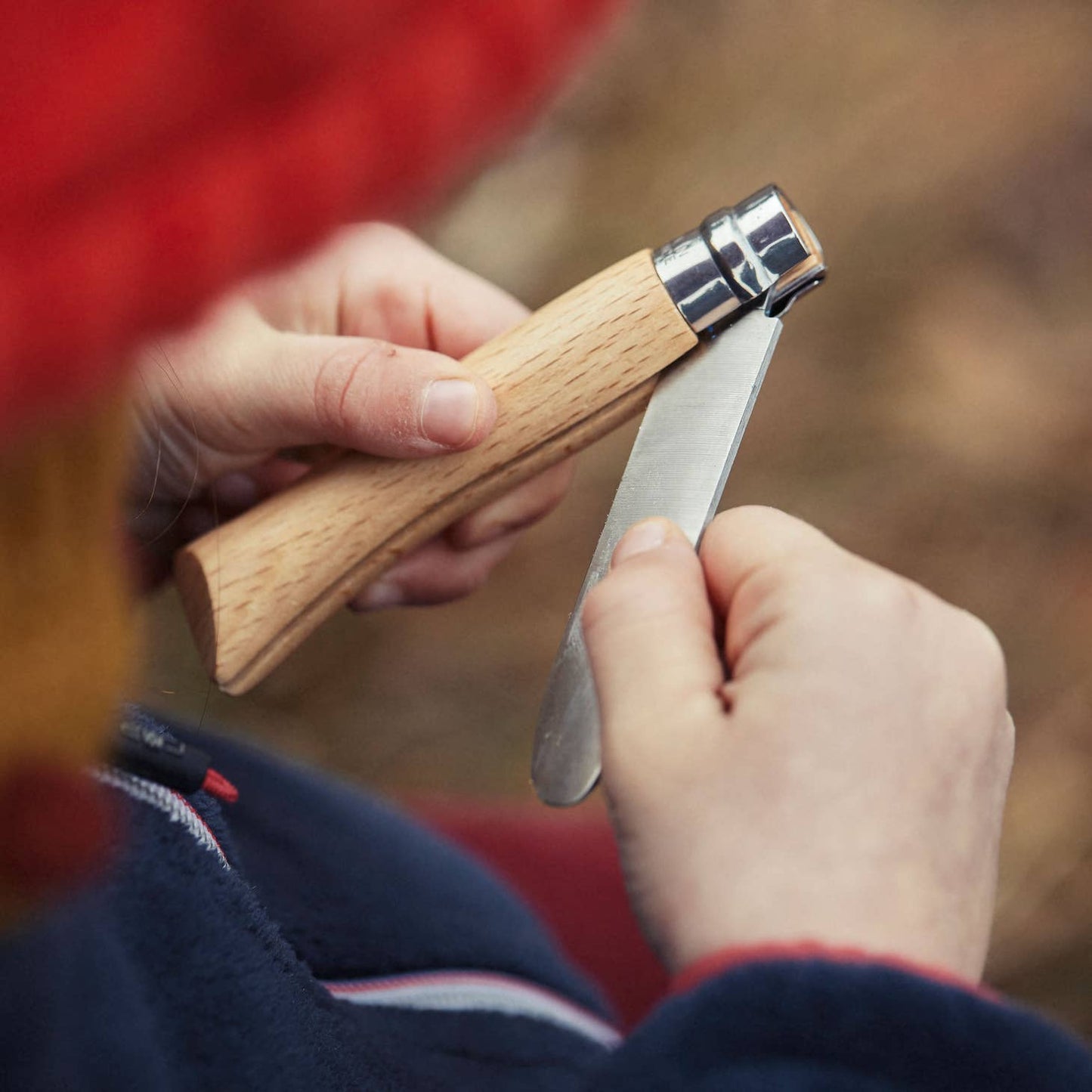 No.7 My First Knife with Sheath Set