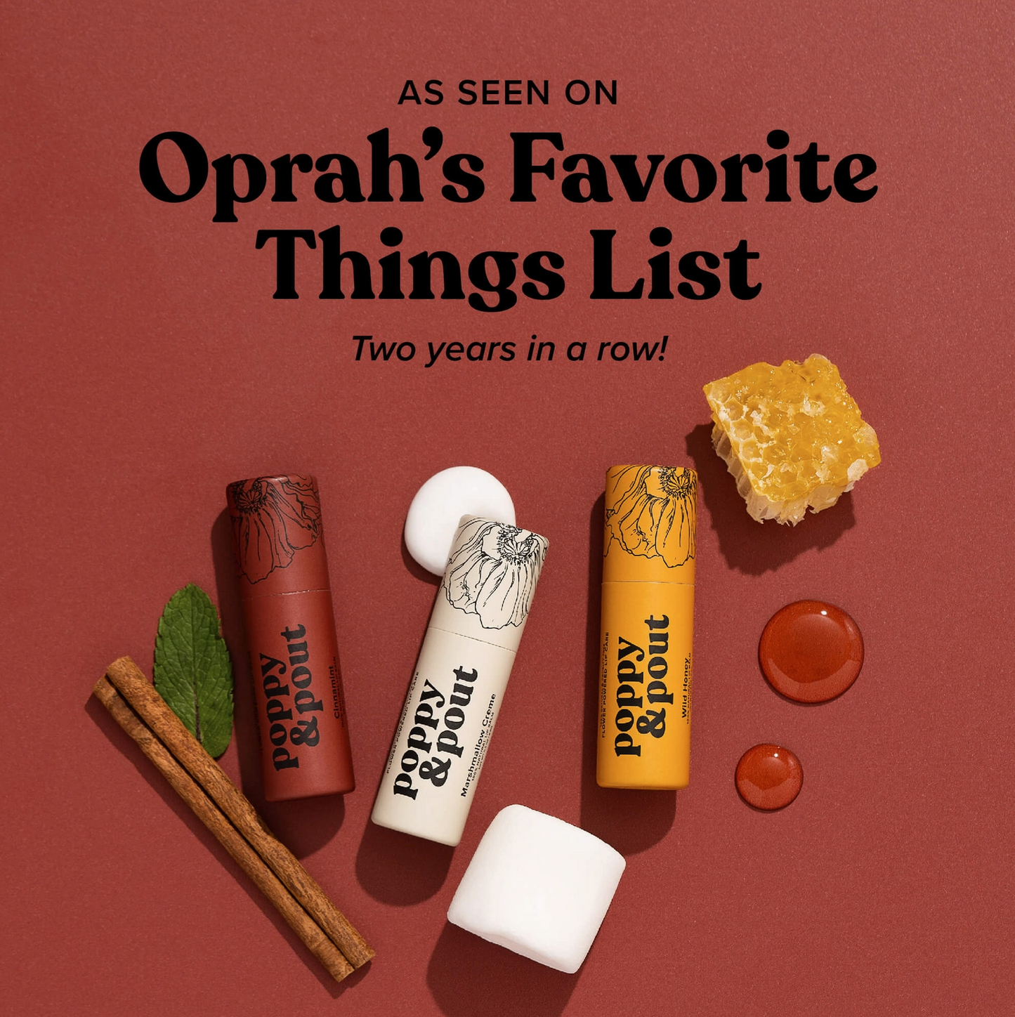 Poppy & Pout Hydrating Cinnamint Lip Balm