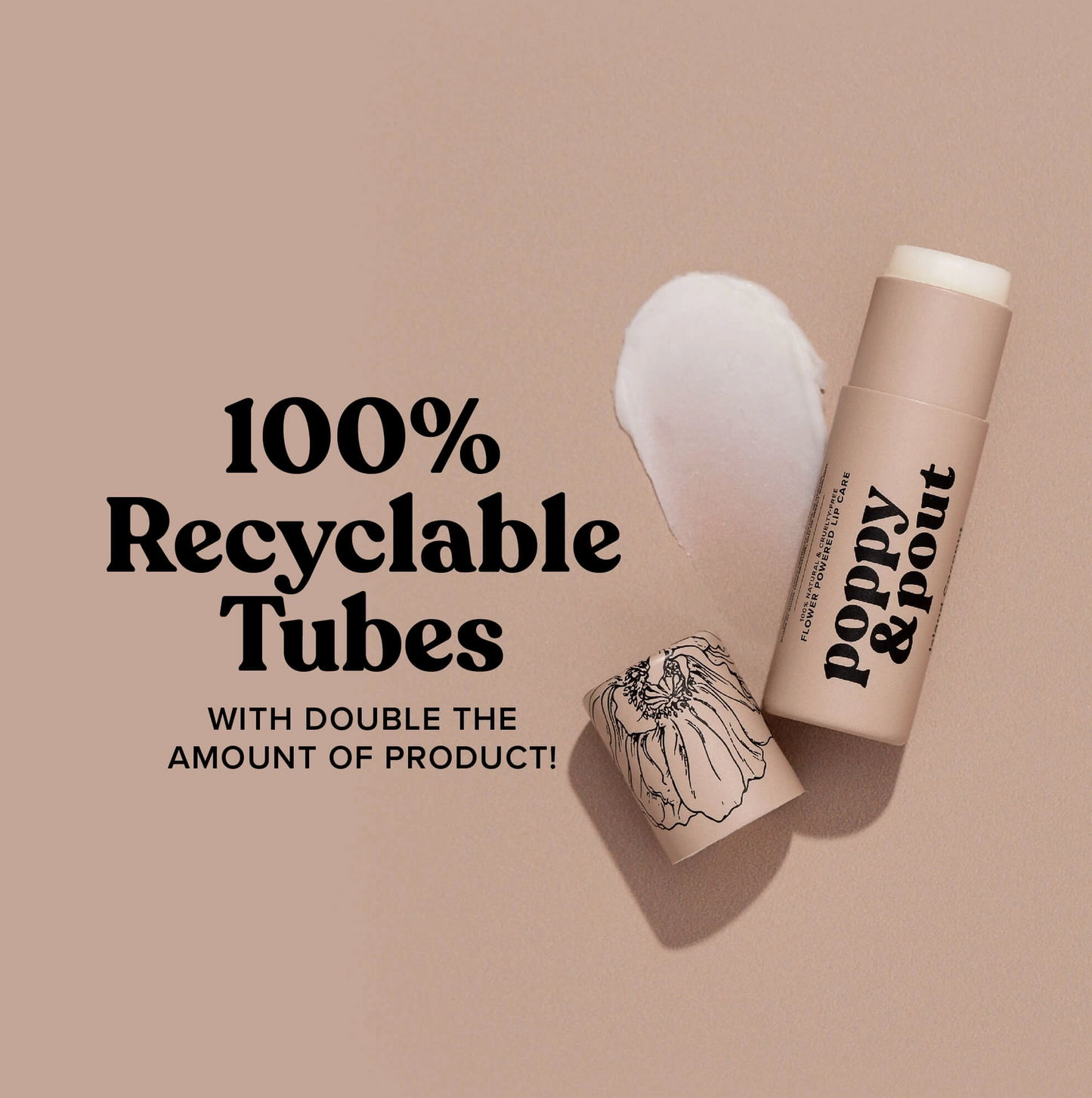 Poppy & Pout Hydrating Island Coconut Lip Balm