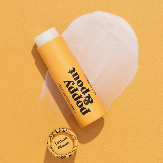 Poppy & Pout Hydrating Lemon Bloom Lip Balm