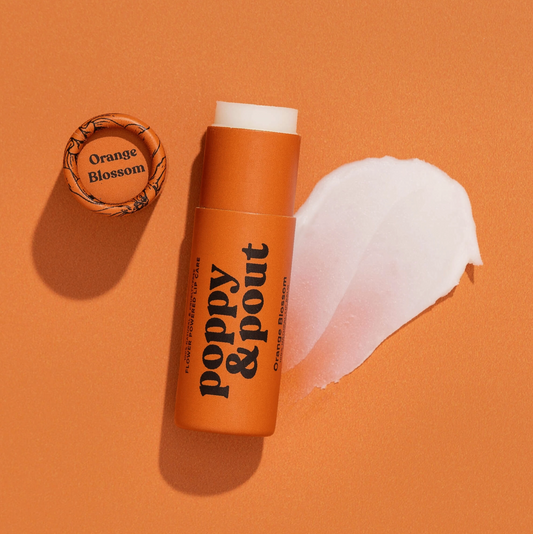 Poppy & Pout Hydrating Orange Blossom Lip Balm