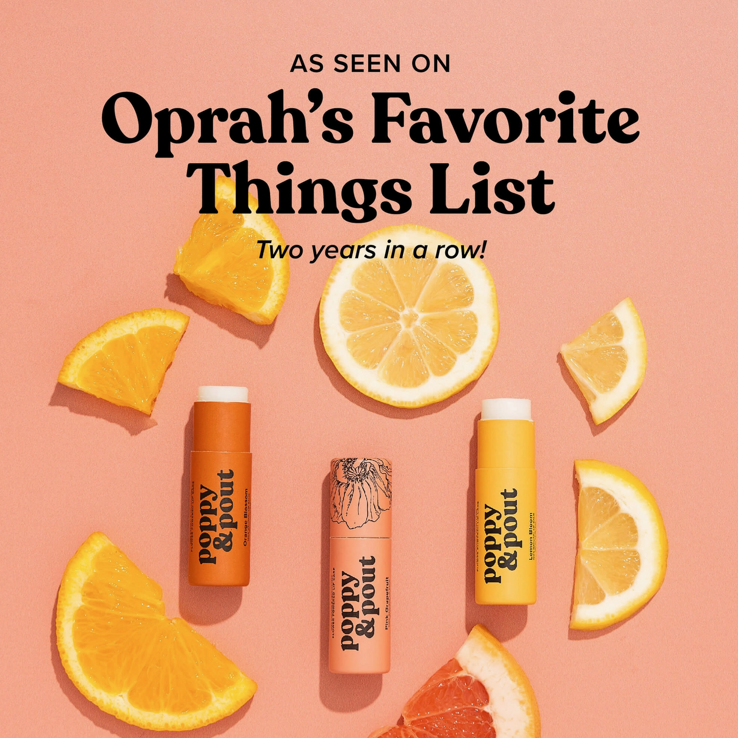 Poppy & Pout Hydrating Orange Blossom Lip Balm