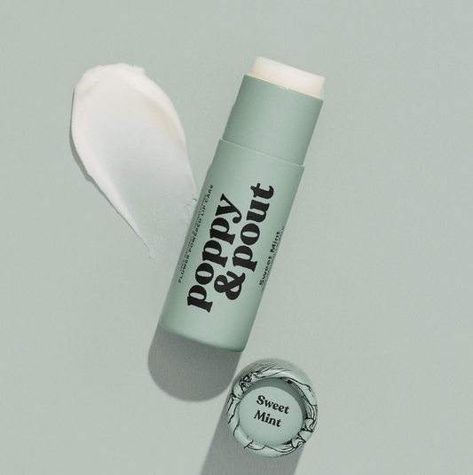 Poppy & Pout Hydrating Sweet Mint Lip Balm