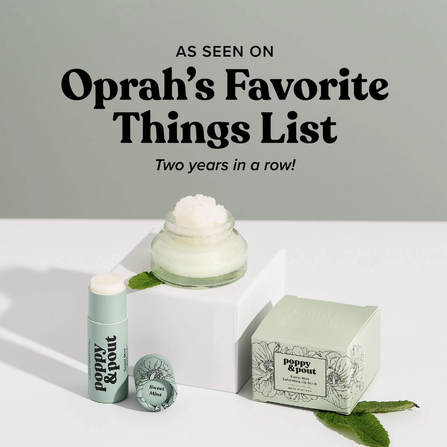 Poppy & Pout Hydrating Sweet Mint Lip Balm