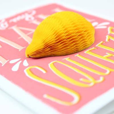 Lemon Pop-up Card