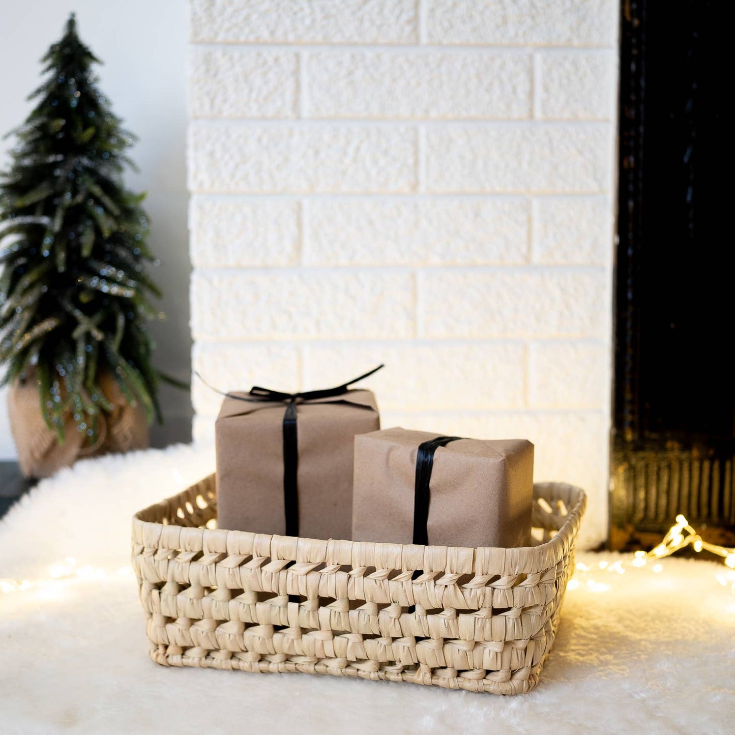 Open Weave Storage Basket