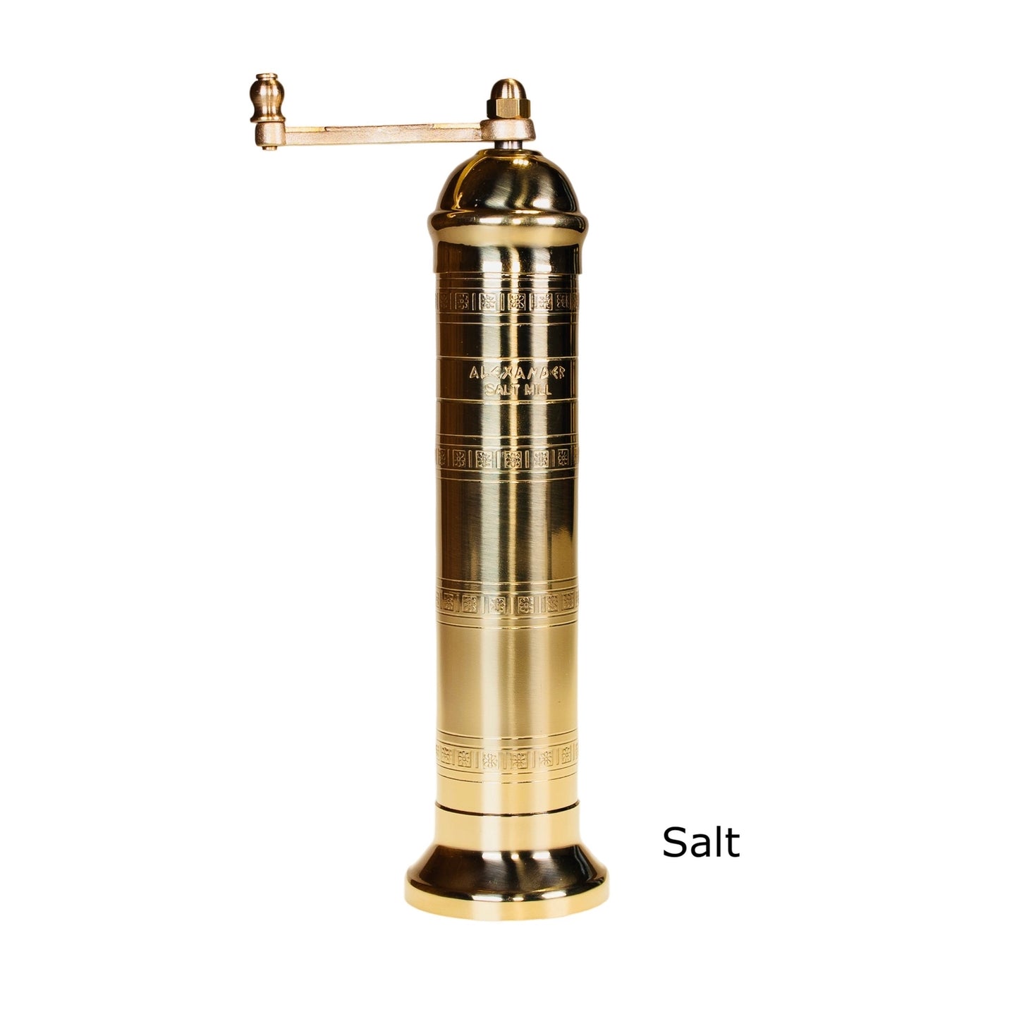 Handcrafted Brass Salt Mill