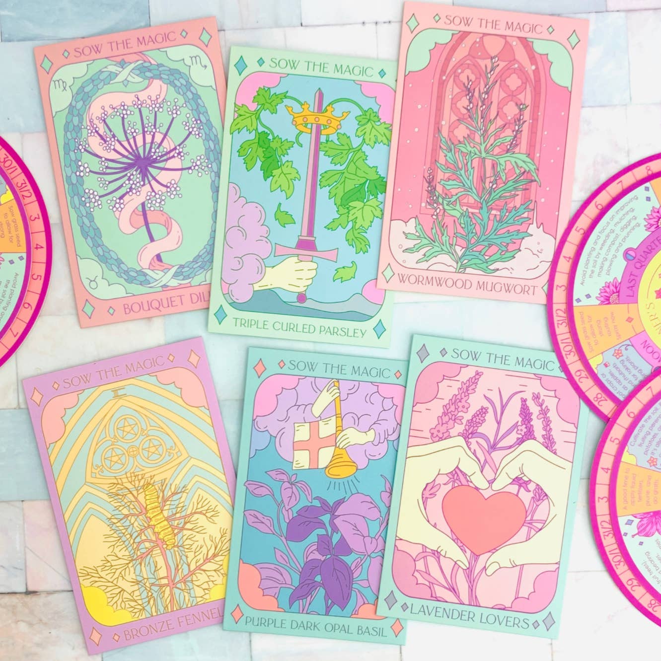 Purple Dark Opal Basil Tarot Garden + Gift Seed Packet
