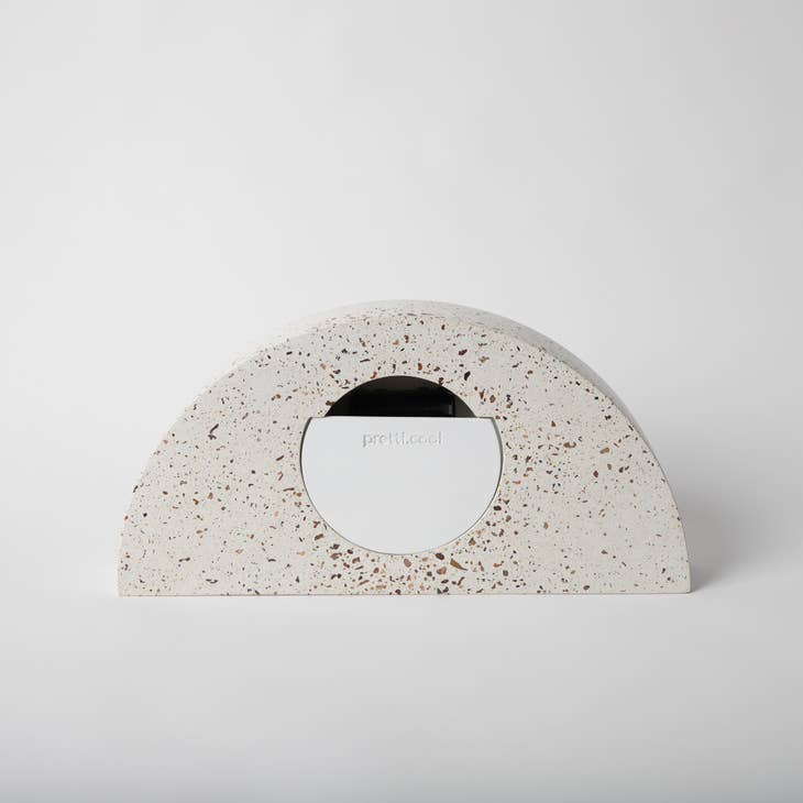Mantle Clock - White Terrazzo