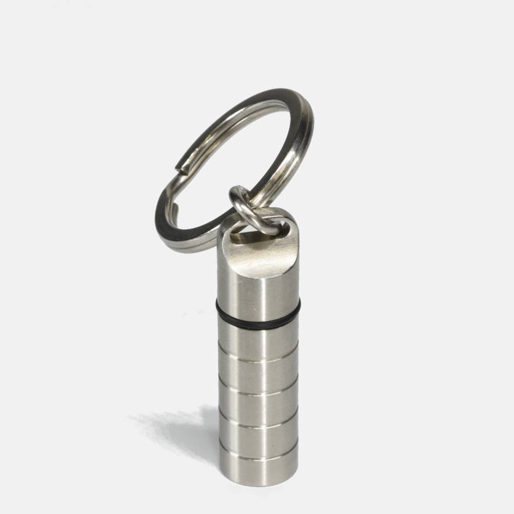 Steel Keychain Cash Tin