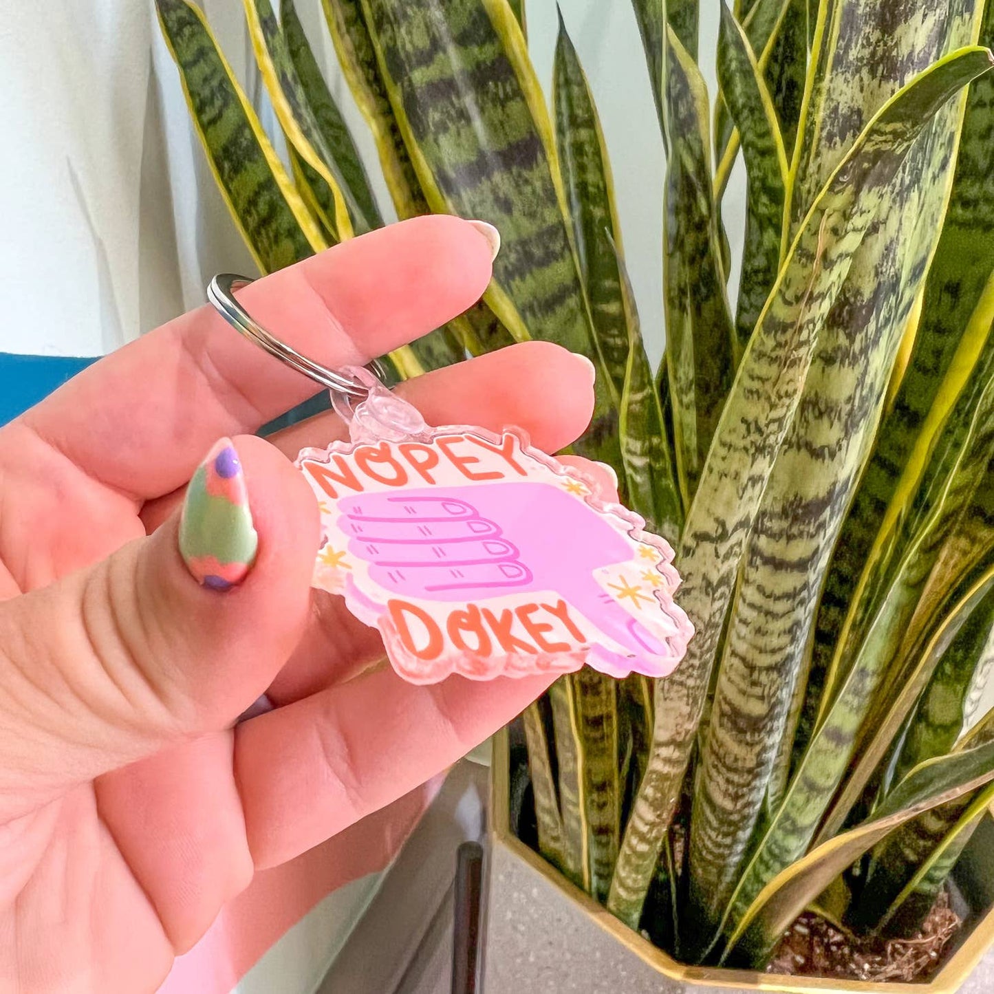 Nopey Dokey Keychain