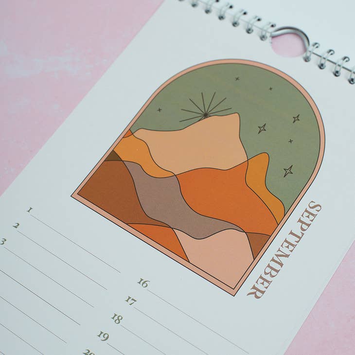 Undated Birthday Calendar | Desert Sun