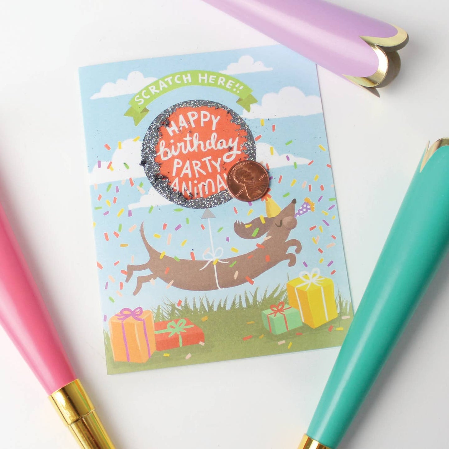 Party Animal Scratch-off Card