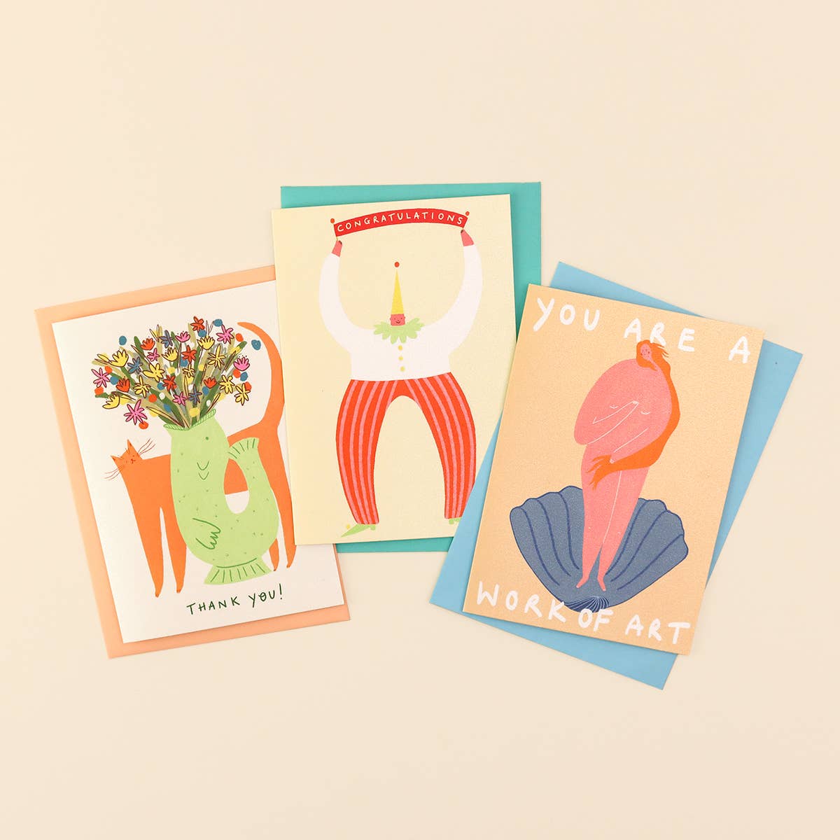 You Are A Work Of Art Greeting Card