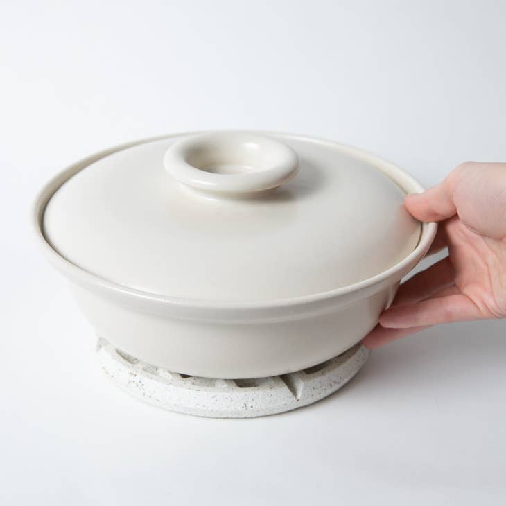 Waffle Trivet - White Terrazo
