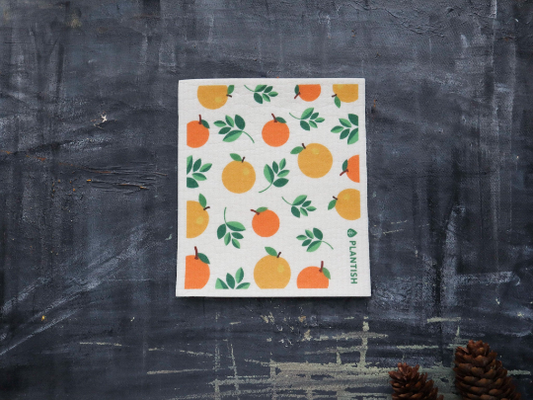 The Orange Swedish Sponge Cloth
