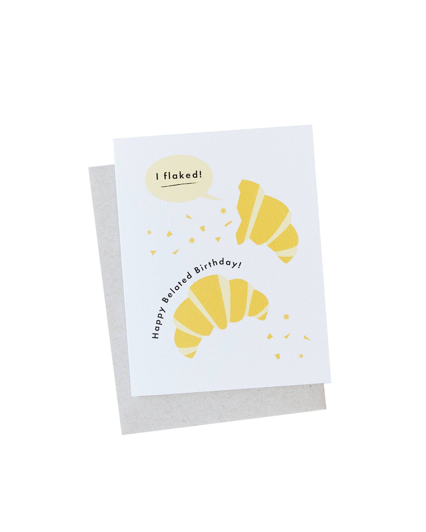 Croissant Birthday Card