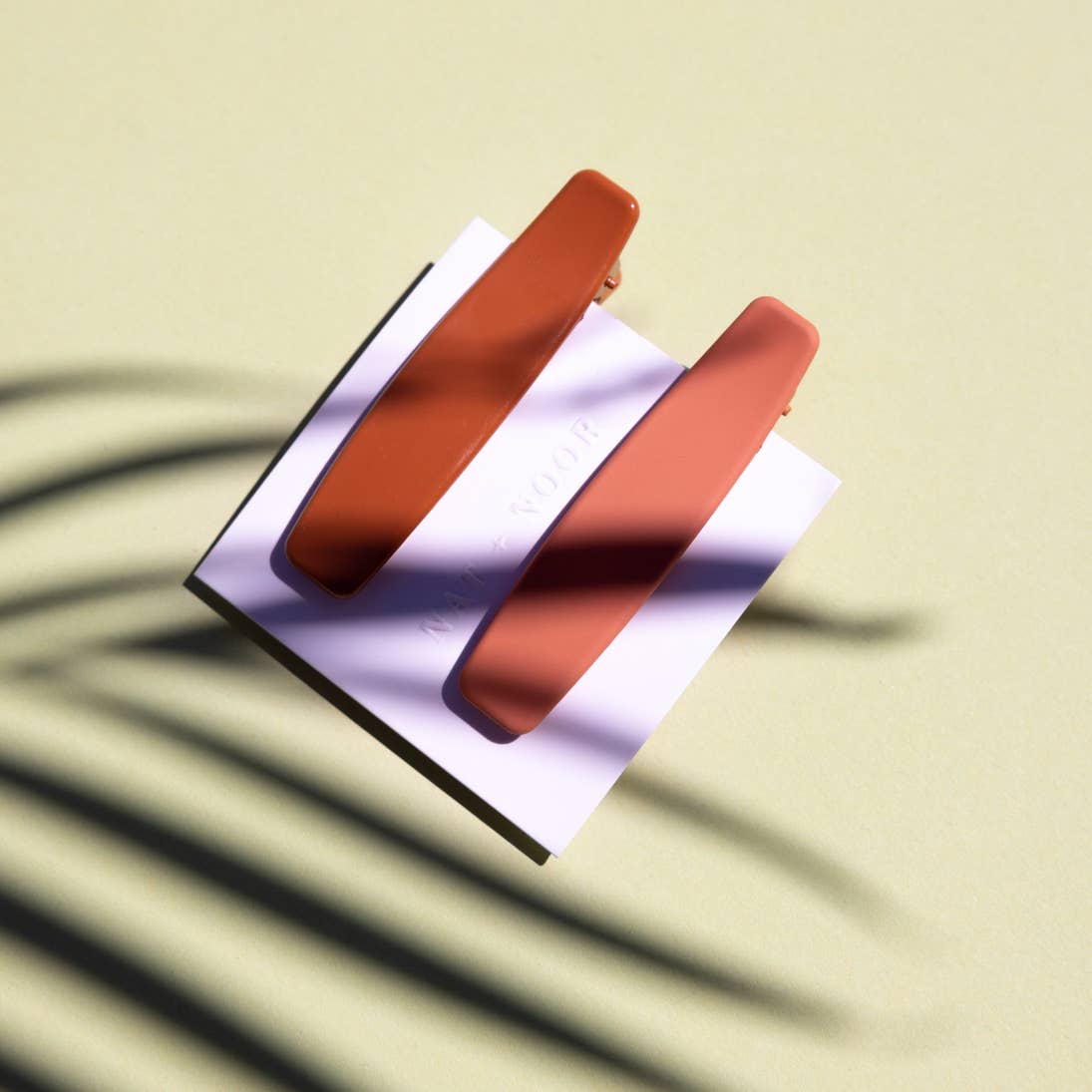 Lani Clips In Orange + Peach
