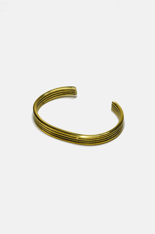 Stacked Brass Cuff