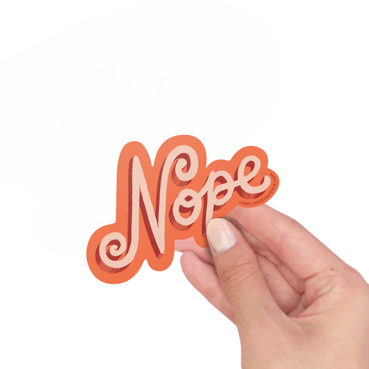 Vinyl Sticker - Nope