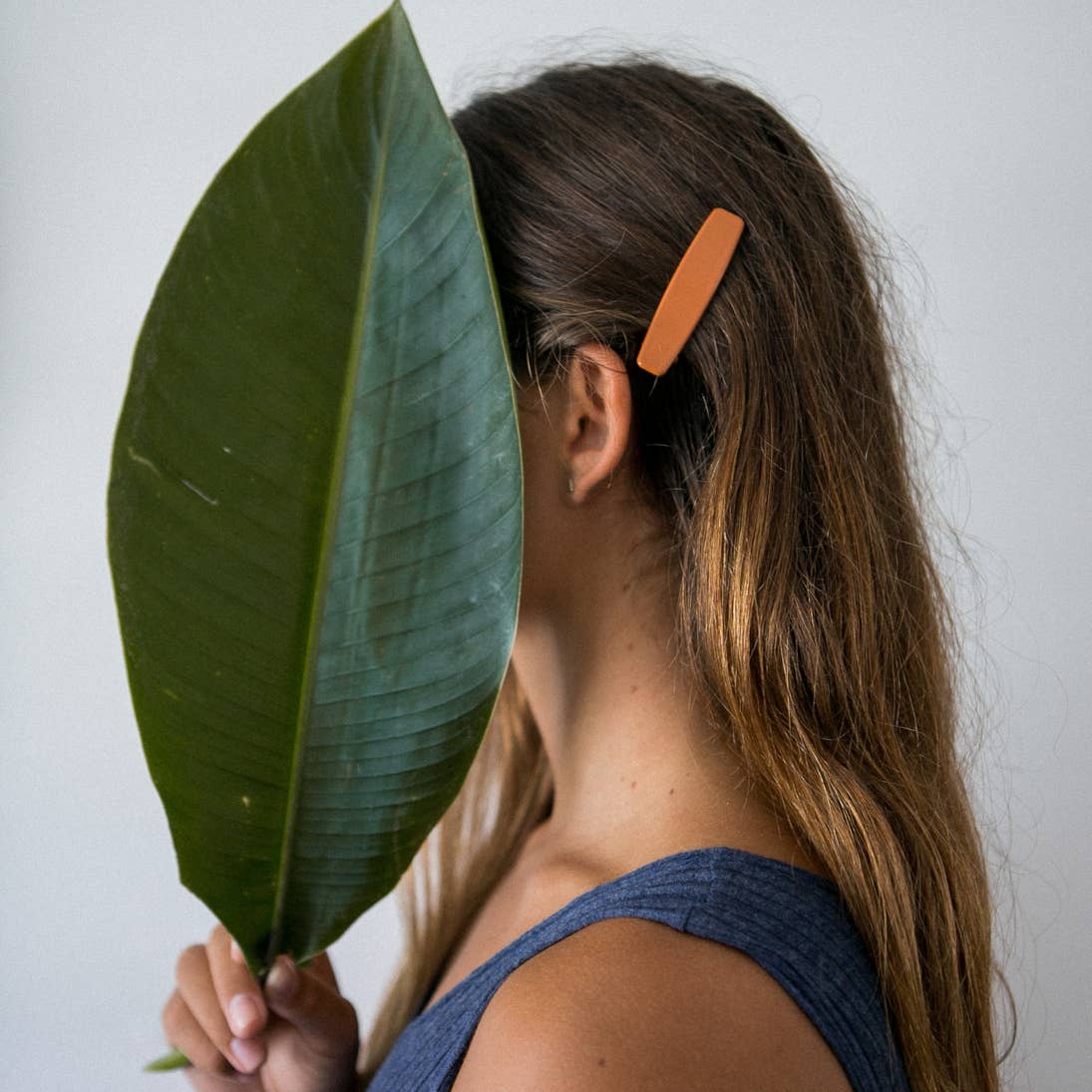Lani Clips In Orange + Peach