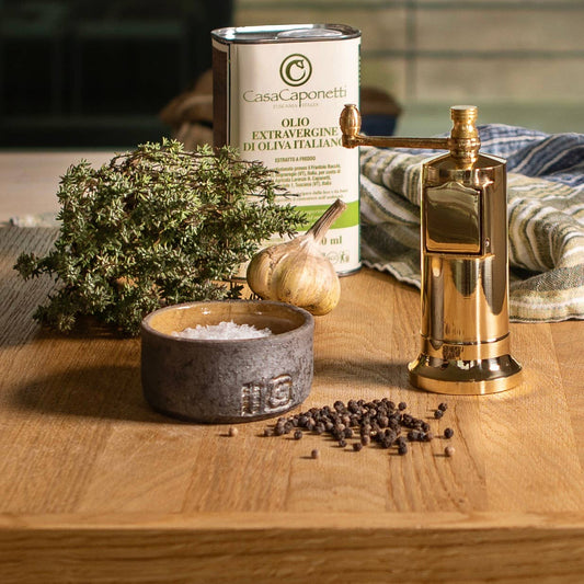 Archi 5.3" Brass Pepper Mill