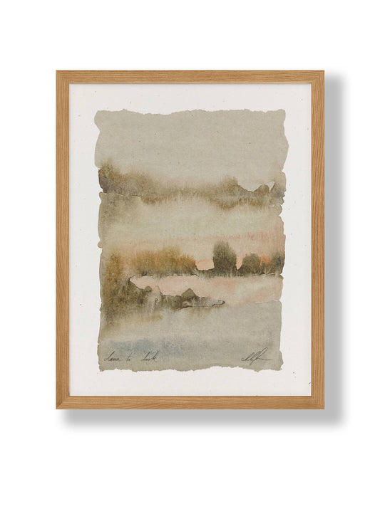 "Dawn to Dusk" Art Print