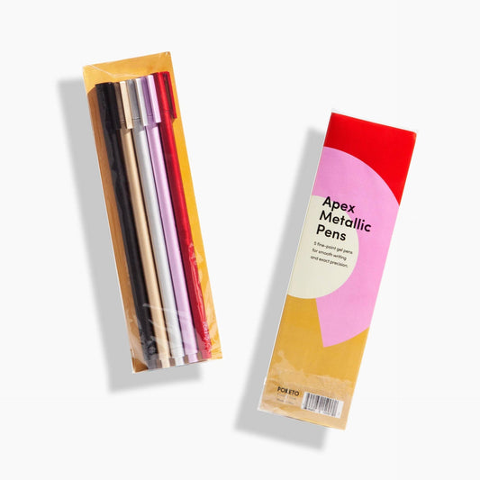 Apex Pens Pack in Metallic