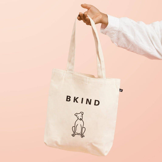 BKIND Luna Dog Cotton Tote Bag