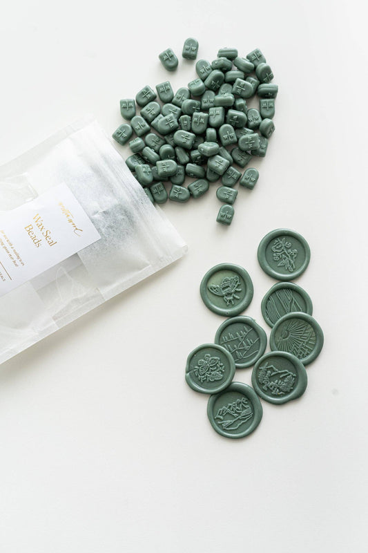 Forest Green Wax Beads for Wax Seals