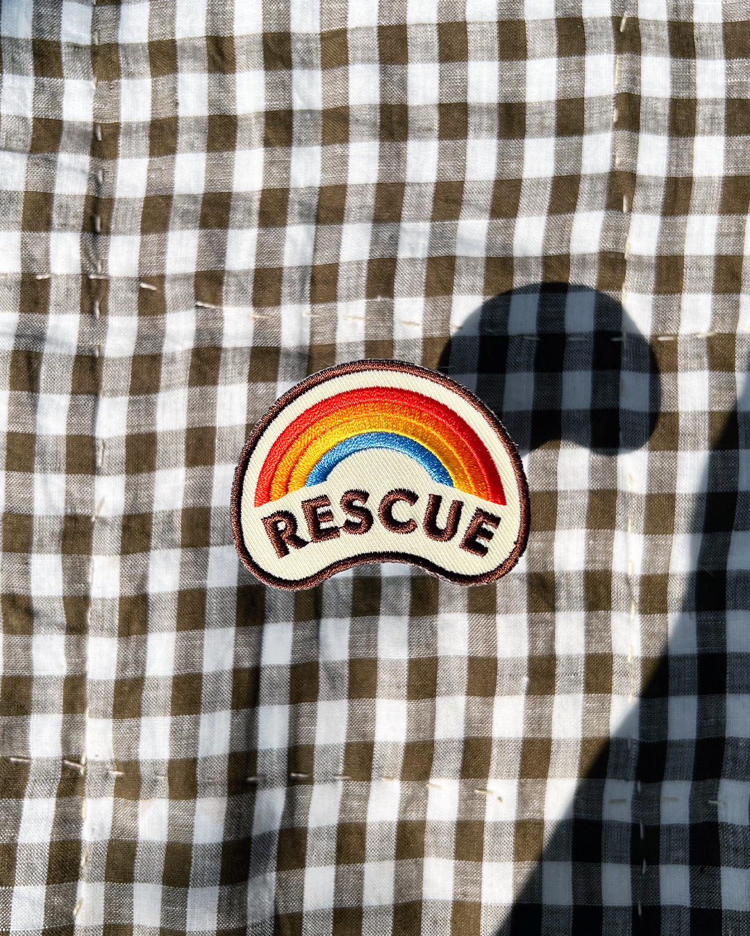 "Rescue" Iron-on Patch for Dogs