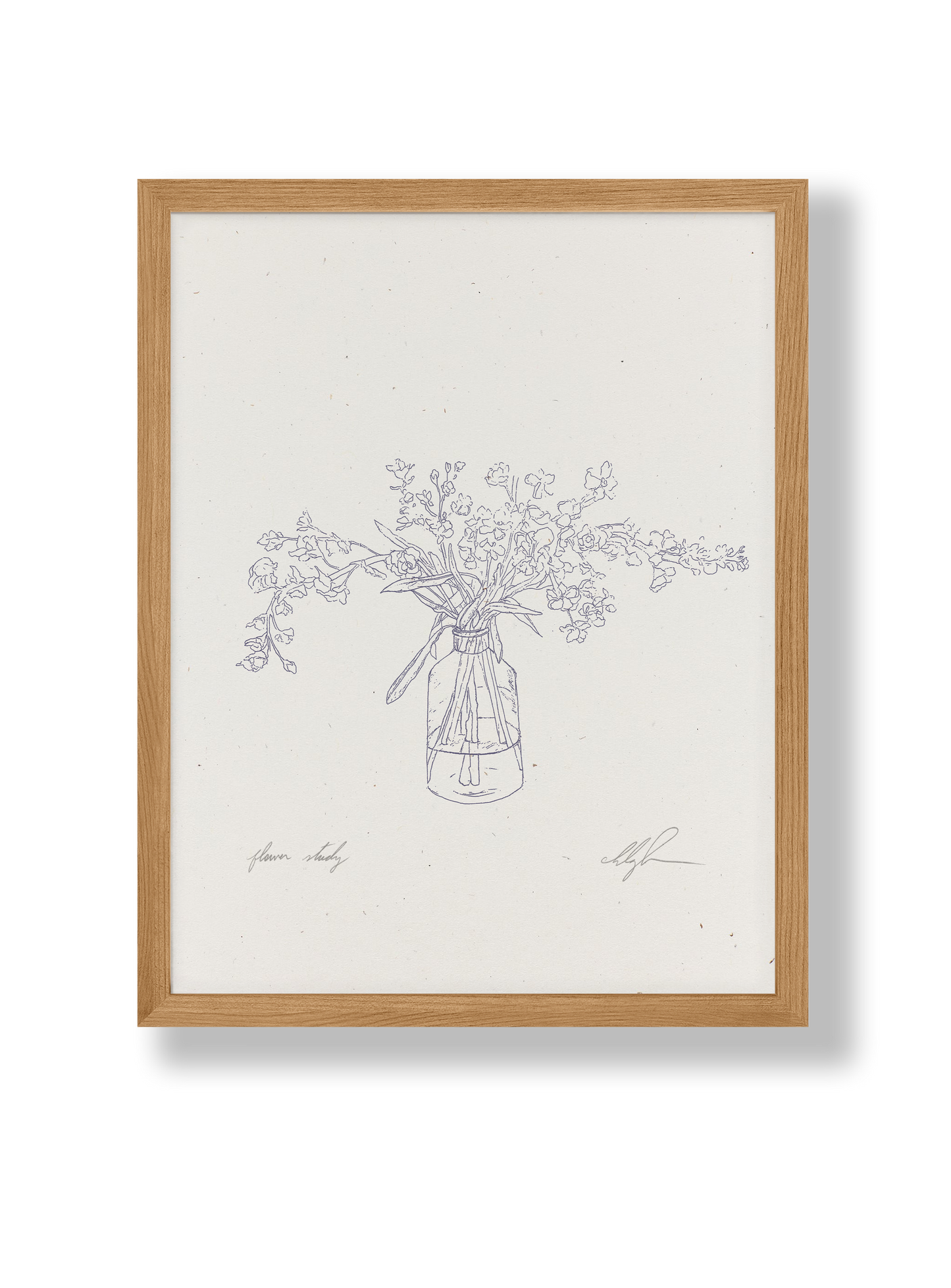 "Flower Study" Art Print