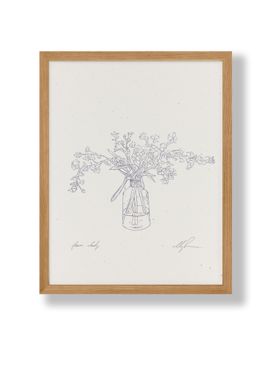 "Flower Study" Art Print