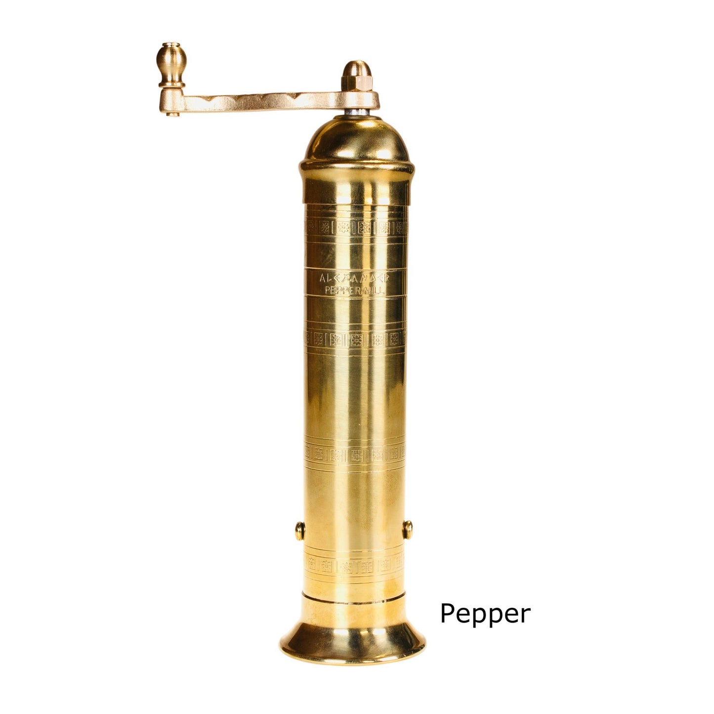 Handcrafted Brass Pepper Mill