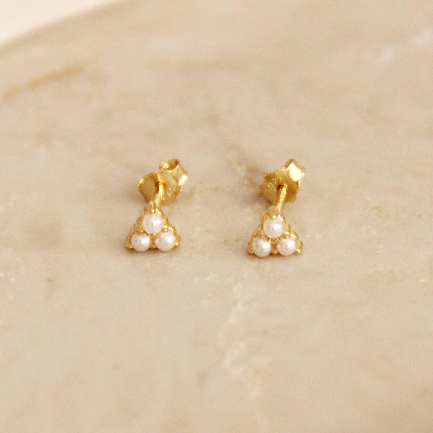 Trio Pearl Studs