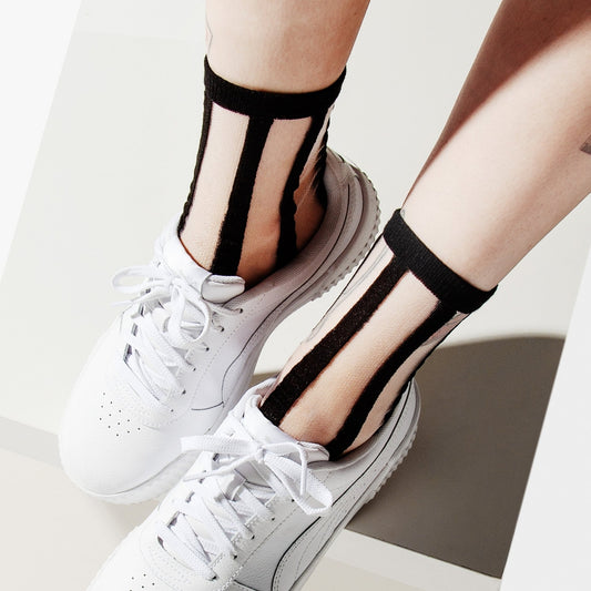 Sheer Lines Socks