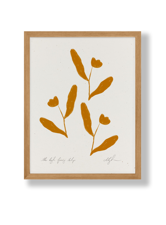 "The High Fiving Tulips" Art Print