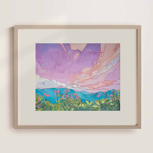 Mountain Mosaic Print